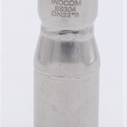 Lisovací redukce (redukovaná vsuvka) M/F 28/22 mm, nerez