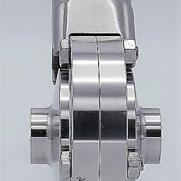 Nerezová klapka přímá, navařovací typ S-S  DN20 (22x1.5 mm)