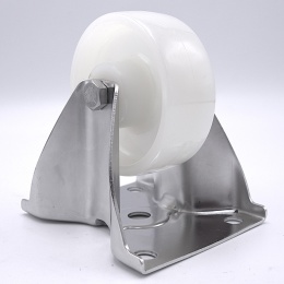 Kolečka transportní pevná nerezová, průměr 80 mm