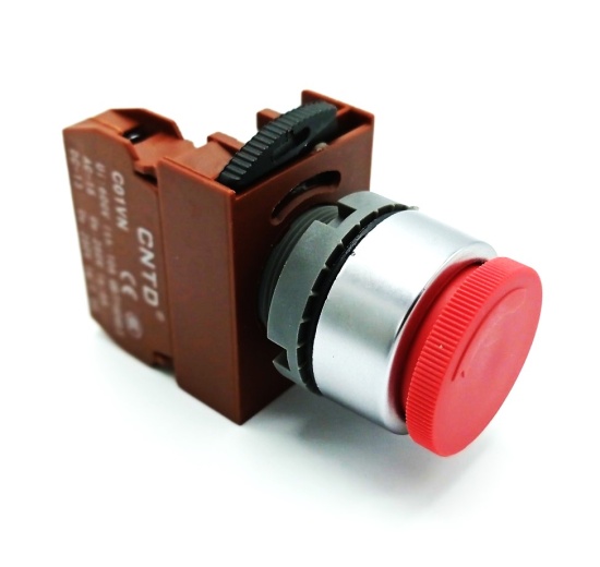 Tlačítko centrál STOP červené