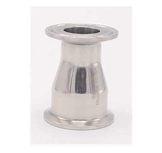 Redukce centrická, clamp DN40/25