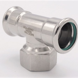 T-kus, lisovací F/F(závit vnitřní)/F 28_1"_28