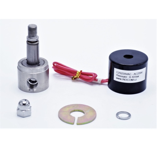 nerezový elektromagnetický ventil AC 220 V