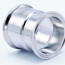 nerezová clampová redukce 54 mm, clamp límeček 64 mm