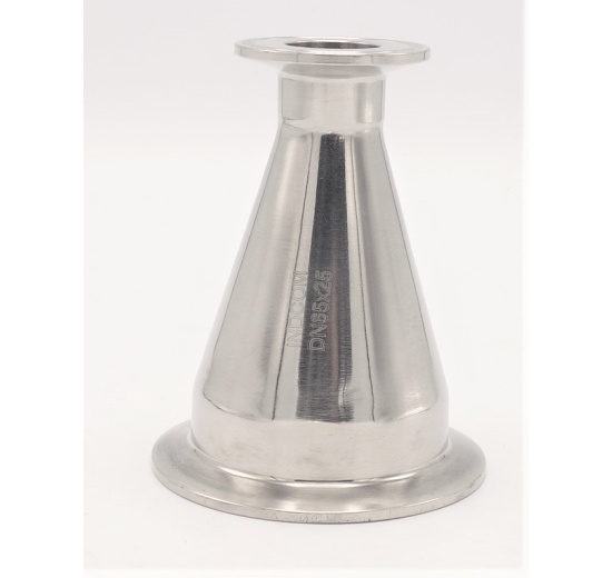 Redukce centrická, clamp  DN65/25