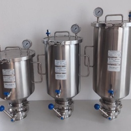 Hops drop, nádoba pro studené chmelení