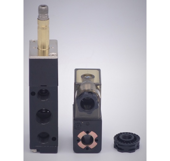 Elektromagnetický rozvaděč 5/2, G 1/8", AC24V