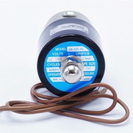 elektromagnetický ventil, AC 24V, nerezová ocel, připojení G 1/8"