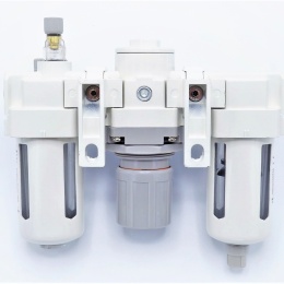 kombinovaná jednotka - filtr + regulátor + lubrikátor