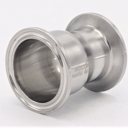 Redukce centrická, clamp  DN40/32