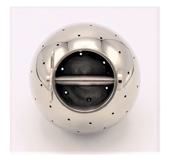Fixní mycí hlavice navařovací, na závlačku, připojení 28.5/32 mm, průměr koule 63 mm