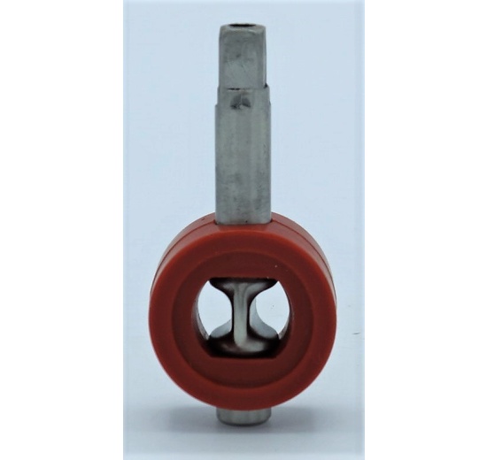 srdíčko nerezové přímé klapky