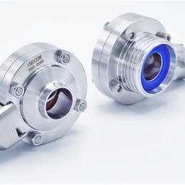 nerezové klapky přímé, typ G-S (závitové-navařovací), DN25