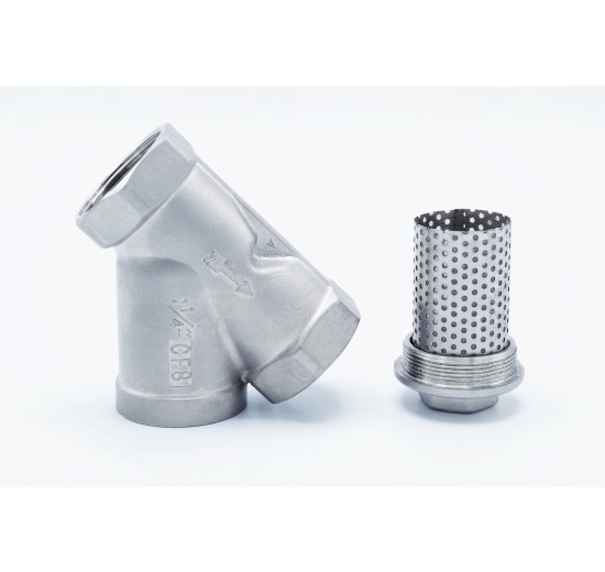 šikmý Y filtr s nerezovým sítkem, závitový 1 1/4”