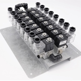 Elektromagnetické rozvaděče 3/2 (PILOTNÍ VENTILY) - skupinová montáž