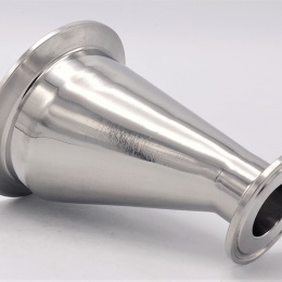 Redukce excentrická, clamp  DN65/25