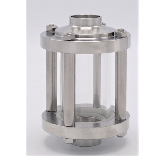 Průhledítko potrubní, navařovací S-S, typ B