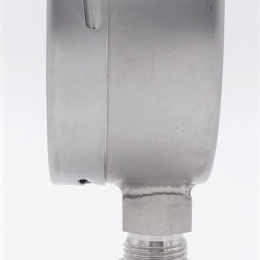 Celonerezový tlakoměr s oddělovací membránou, 100mm rozsah -1/1,5 bar, (CLAMP límeček-64mm)