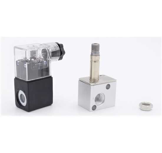 Elektromagnetický rozvaděč 3/2, G 1/8", DC24V