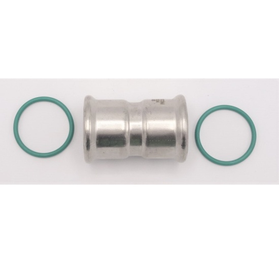 nerezové hrdlo (spojka), lisovací, F 35 mm