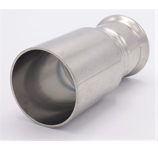 Lisovací redukce (redukovaná vsuvka) M/F 54/42 mm, nerezová