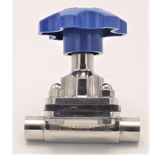 Membránový ventil, navařovací S-S, EPDM DN20(22x1,5mm)