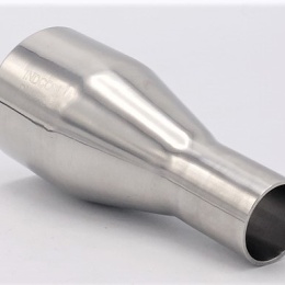 Redukce centrická, navařovací, dlouhá DN 50/25, nerez