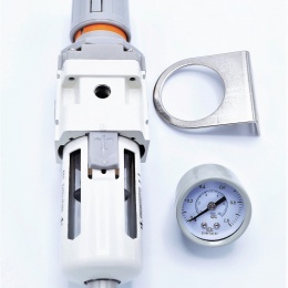 filtr, redukční ventil, ochranný koš