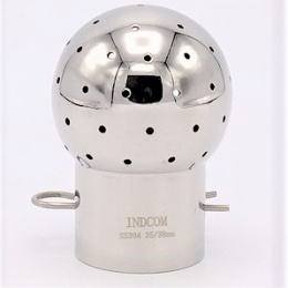 Fixní mycí hlavice navařovací, na závlačku|, připojení 35/38 mm, průměr koule 53 mm