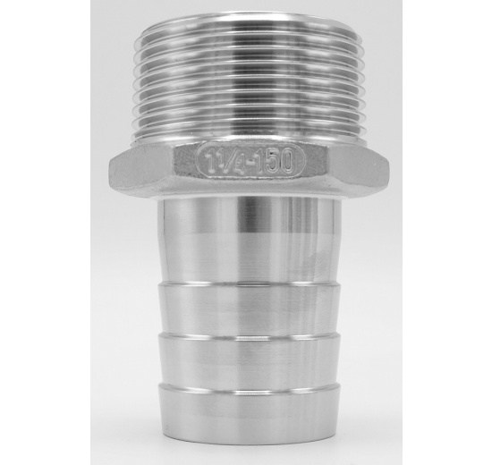 Hadicová koncovka, typ 337, závit 5/4", nerez