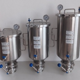 Hops drop, nádoba pro studené chmelení