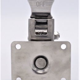 Kolečka transportní, nerezová, průměr 125 mm