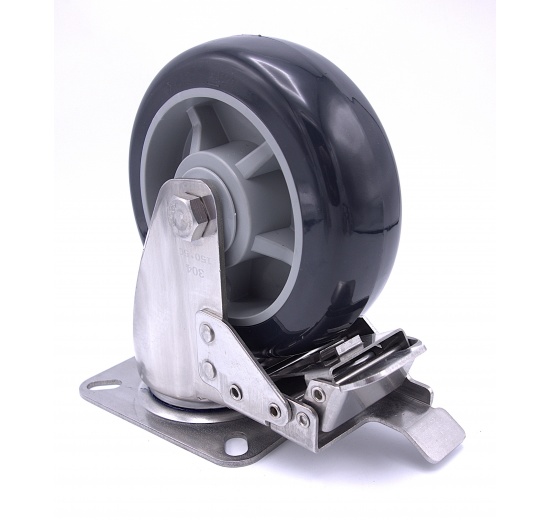 Kolečka transportní, nerezová, průměr 150 mm