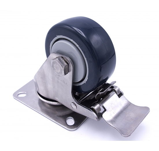 Kolečka transportní, nerezová, průměr 75 mm