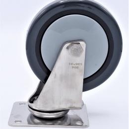 Kolečka transportní, otočná, nerezová, průměr 125 mm