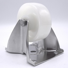 Kolečka transportní pevná nerezová, průměr 80 mm