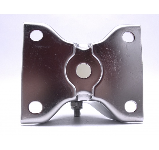 Kolečka transportní pevná nerezová, průměr 80 mm