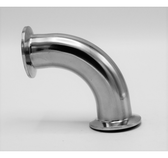 Kolena spojení CLAMP  úhel 90° Potrubní spoje v potravinářském a nápojovém průmyslu