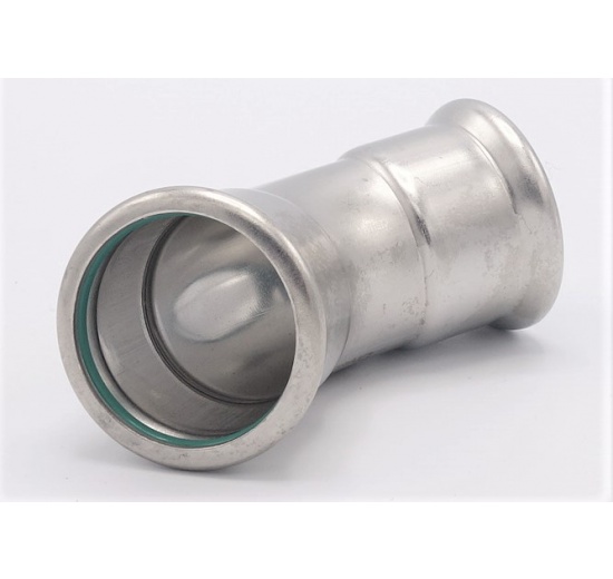 Koleno 45°, lisovací, F/F, 42 mm