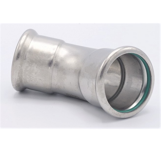 Koleno 45°, lisovací, F/F, 42 mm