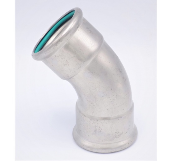 Koleno 45°, lisovací, F/F|54 mm