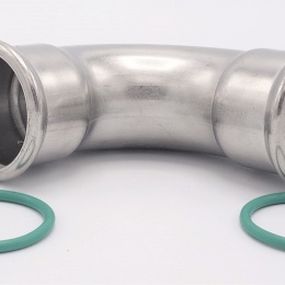 Koleno 90°, lisovací, F/F, 35 mm