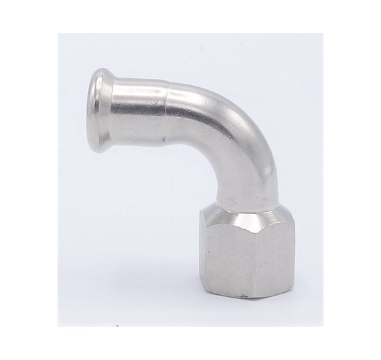 Koleno 90°, lisovací, F/závit vnitřní 15 mm_1/2"