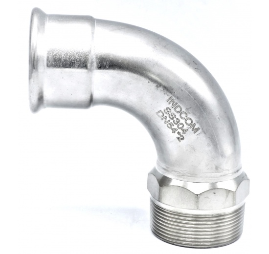 Koleno 90°, lisovací/závit vnější