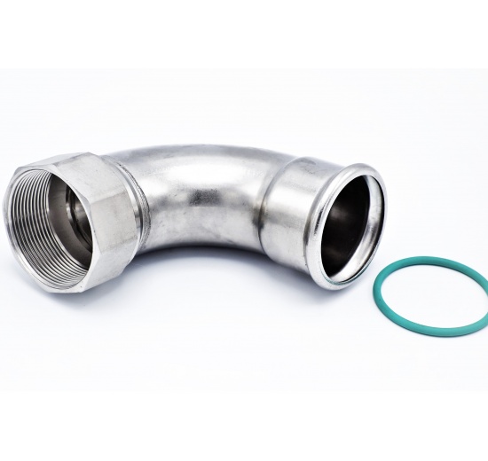 Koleno 90°, lisovací/závit vnitřní