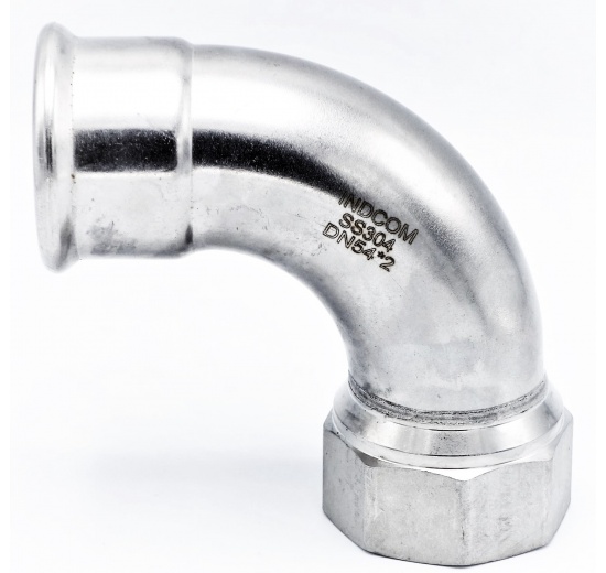 Koleno 90°, lisovací/závit vnitřní