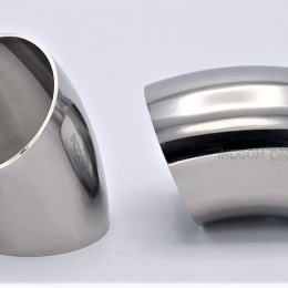 Koleno navařovací 45° DN50 (52x1,5mm) nerezová ocel