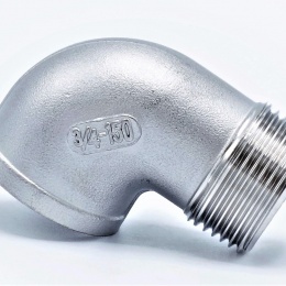 koleno závitové 90° z nerezové oceli s trubkovým závitem 3/4"