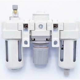 kombinovaná jednotka - filtr + regulátor + lubrikátor