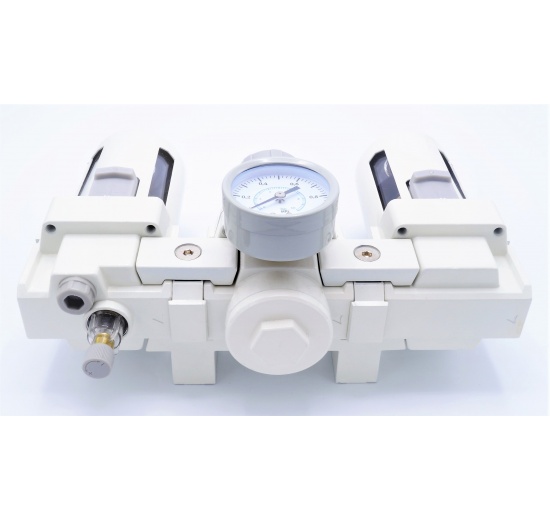 kombinovaná jednotka - filtr + regulátor + lubrikátor